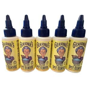 Grandmas Secret Spot Remover Lot of 5 2 fl oz Laundry Stain Pretreater USA Made